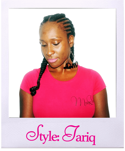 Tariq hairstyle from the front