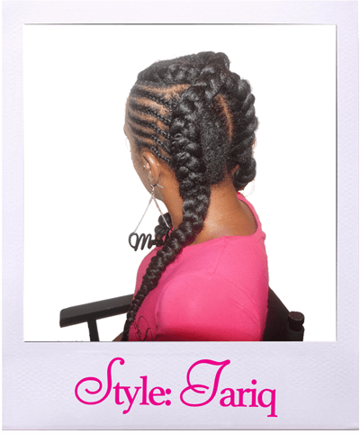 Tariq hairstyle from the back